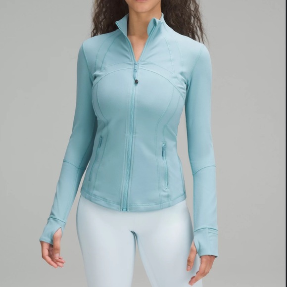 lululemon athletica Jackets & Blazers - Lululemon Define Jacket Luon 2023 Turquoise Blue Full Zip Thumb Holes Size 4